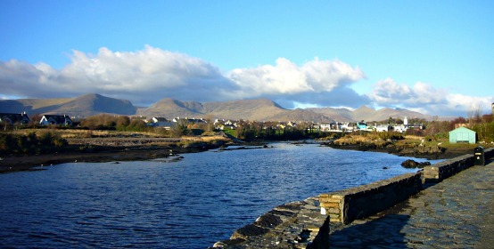 View of Sneem Village, Cottage Ring of Kerry