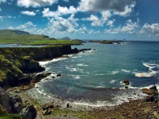 Ring of Kerry Coastal View out to Skellig Michael