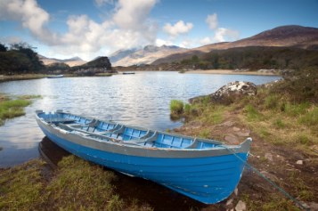 Boat on Lakes of Killarney, Ring of Kerry, Ireland